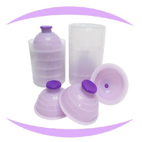 One Touch Silicone Cupping Cups
